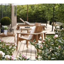 Cane-Line Amaze Loungestol - Teak 8