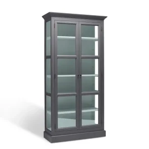 LIVINGOODIES H�J VITRINSKAB CARLINGTON LILLE BR�GR�/GR�N - 100