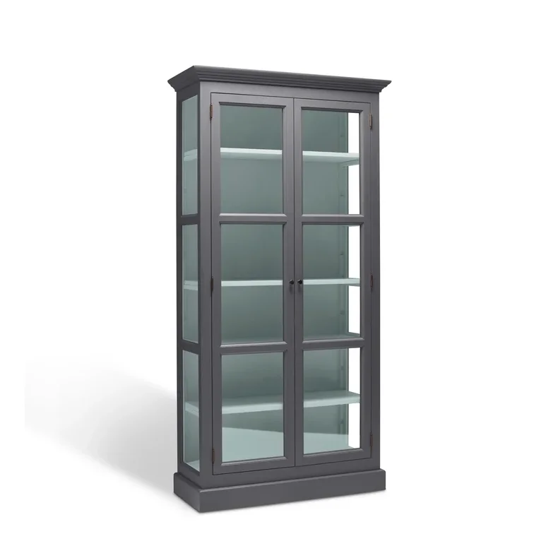 LIVINGOODIES H�J VITRINSKAB CARLINGTON LILLE BR�GR�/GR�N - 100
