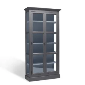 LIVINGOODIES H�J VITRINSKAB CARLINGTON LILLE BL�GR�/BL� - 100