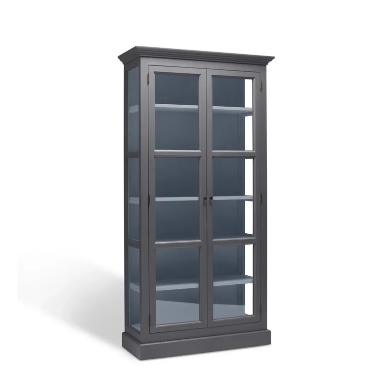 LIVINGOODIES H�J VITRINSKAB CARLINGTON LILLE BL�GR�/BL� - 100