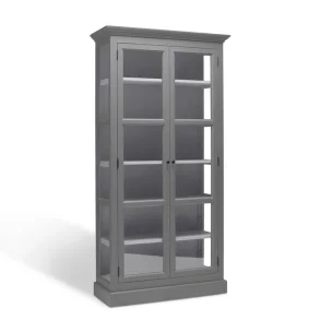 LIVINGOODIES H�J VITRINSKAB CARLINGTON LILLE BL�GR�/GR�BL� - 100