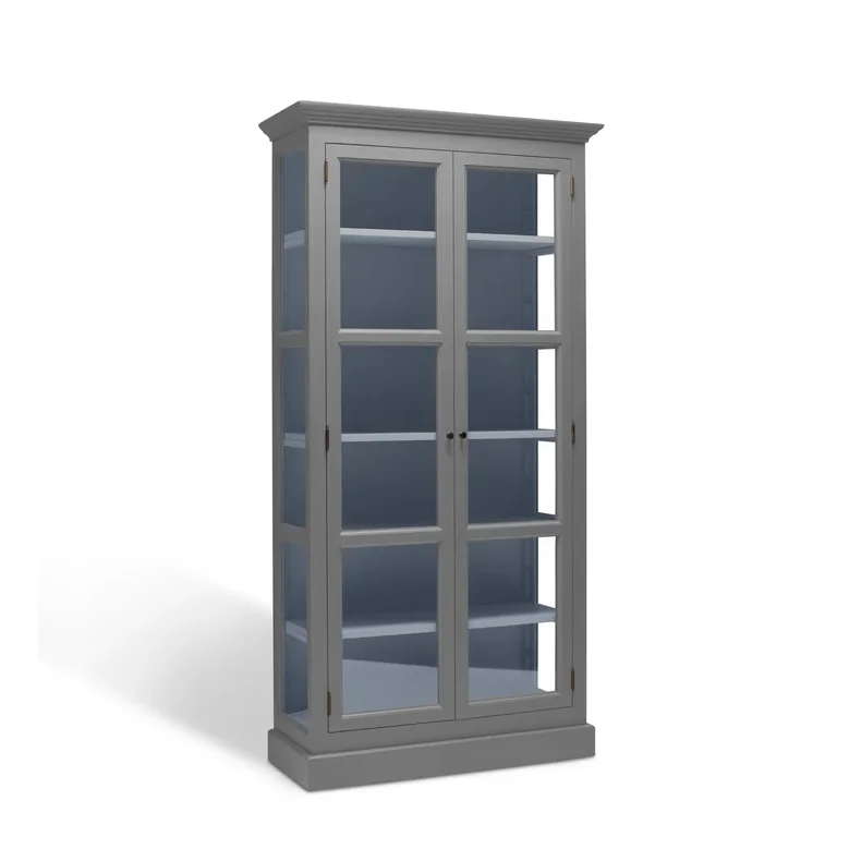 LIVINGOODIES H�J VITRINSKAB CARLINGTON LILLE BL�GR�/BL� - 100