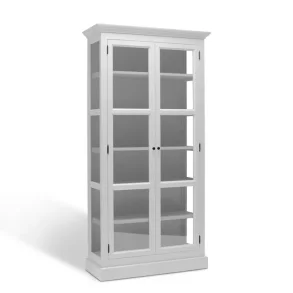 LIVINGOODIES H�J VITRINSKAB CARLINGTON LILLE HVID/GR� - 100