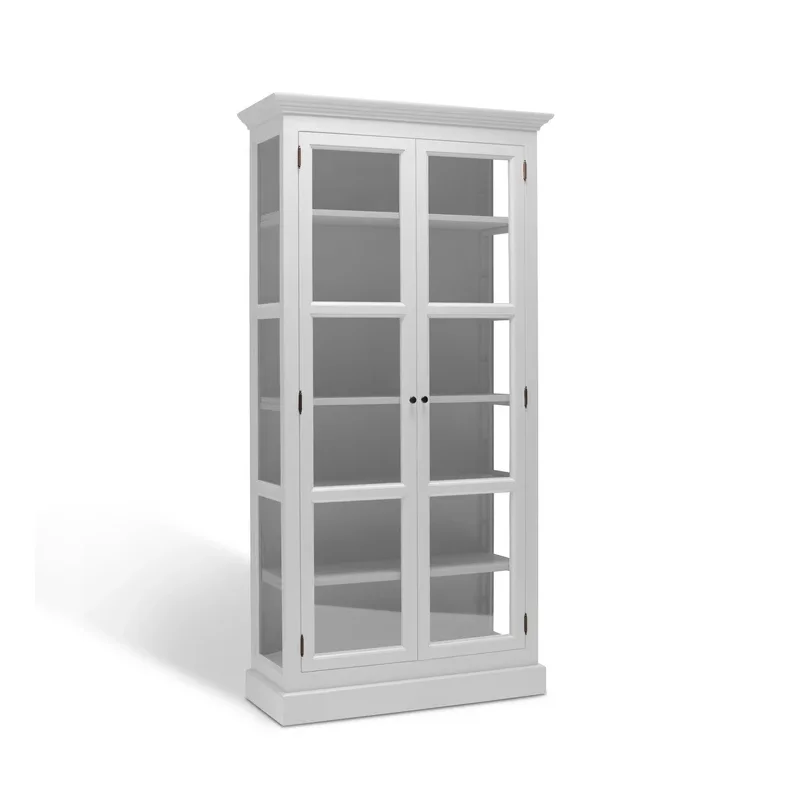 LIVINGOODIES H�J VITRINSKAB CARLINGTON LILLE HVID/GR� - 100
