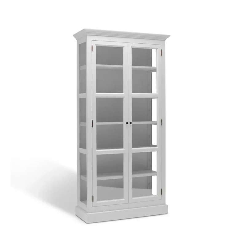 LIVINGOODIES H�J VITRINSKAB CARLINGTON LILLE HVID/LYSEGR� - 100