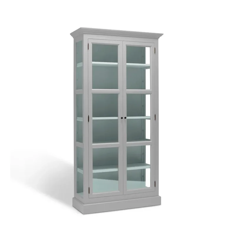 LIVINGOODIES H�J VITRINSKAB CARLINGTON LILLE LYSEGR�/GR�N - 100