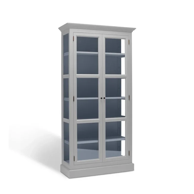 LIVINGOODIES H�J VITRINSKAB CARLINGTON LILLE BL�GR�/BL� - 100