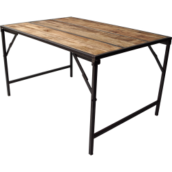 TRADEMARK LIVING SPISEBORD CHARLIE M/JERNSTEL - 130