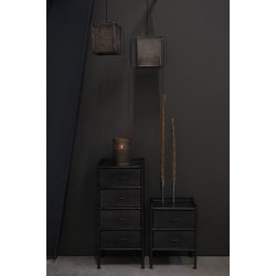 TRADEMARK LIVING SAGA KOMMODE M/9 SKUFFER SORT - 62