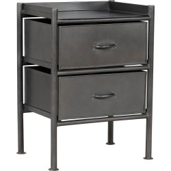 TRADEMARK LIVING SAGA KOMMODE M/9 SKUFFER SORT - 62