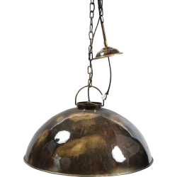 Trademark Living Loftlampe i fabriksstil - metal marmorering