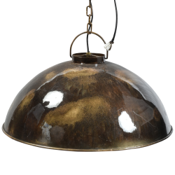 Trademark Living Loftlampe i fabriksstil - metal marmorering
