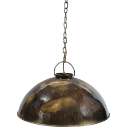 Trademark Living Loftlampe i fabriksstil - metal marmorering