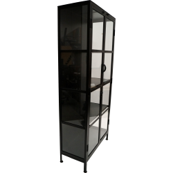 TRADEMARK LIVING SPENCER KABINET JERN/GLAS - 176