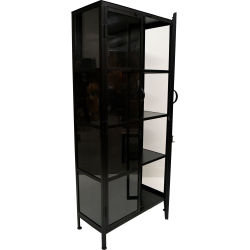 TRADEMARK LIVING SPENCER KABINET JERN/GLAS - 176