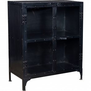 TRADEMARK LIVING BARACK GLASKABINET INDUSTRIELT LOOK - 94