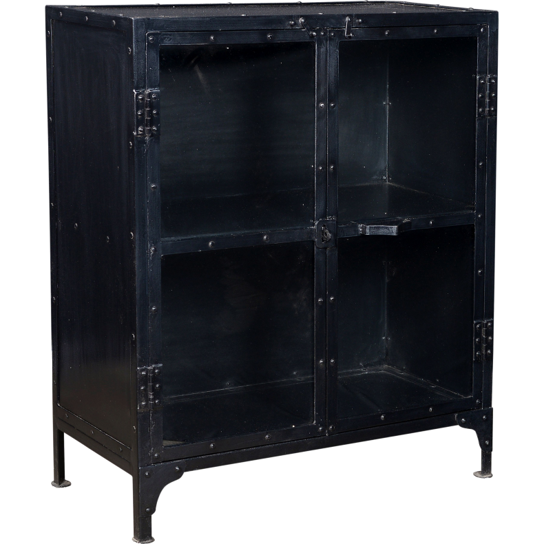 TRADEMARK LIVING BARACK GLASKABINET INDUSTRIELT LOOK - 94