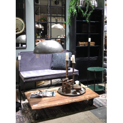 Trademark Living Stort rt vitrineskab sort - 200