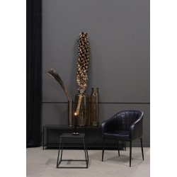 TRADEMARK LIVING QUEENS SPISEBORDSSTOL SORT - 84