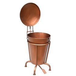 Trademark Living Klapp stor pedalspand - kobber 60