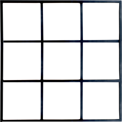 TRADEMARK LIVING SKILLEVG UDEN GLAS KVADRATISK - 120