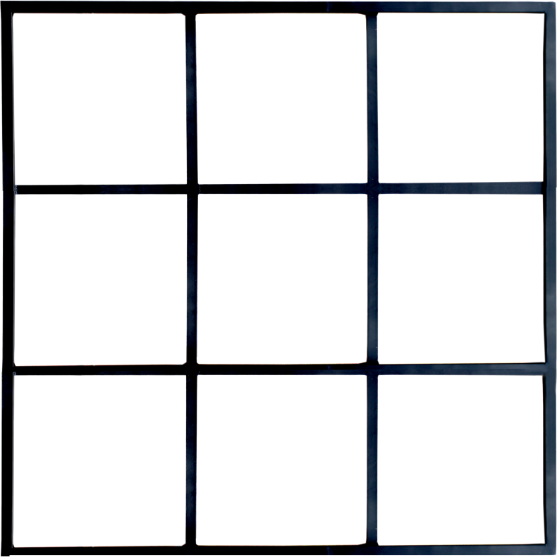 TRADEMARK LIVING SKILLEVG UDEN GLAS KVADRATISK - 120