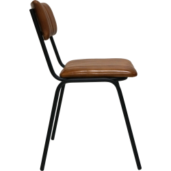 TRADEMARK LIVING DINER STOL M/L�DERS�DE BRUN - 78