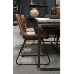 TRADEMARK LIVING GREENWICH SPISEBORDSSTOL L�DER - 84