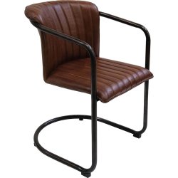 TRADEMARK LIVING HARLEM SPISEBORDSTOL L�DER - 77