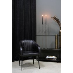 TRADEMARK LIVING QUEENS SPISEBORDSSTOL SORT - 84