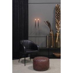 TRADEMARK LIVING QUEENS SPISEBORDSSTOL SORT - 84