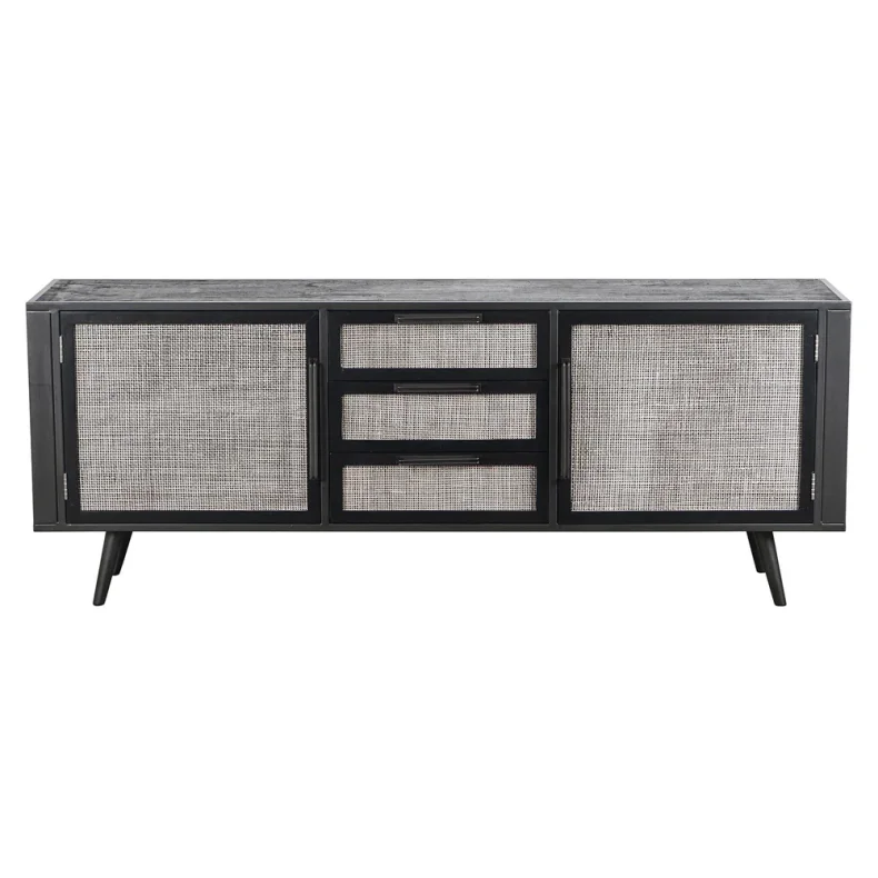 NOVASOLO NORDIC MINDI RATTAN NORDIC SORT SK�NK MED 2 L�GER OG 3 SKUFFE - 200