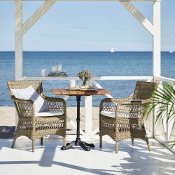 SIKA DESIGN MARIA EXTERIOR STOL M/ARMLN INKL/HYNDE ANTIK - 87