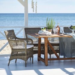 SIKA DESIGN MARIA EXTERIOR STOL M/ARMLN INKL/HYNDE ANTIK - 87