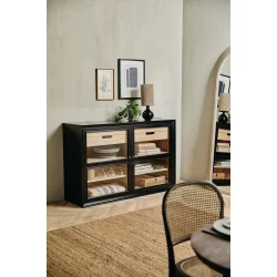 NORDAL VIVA VITRINESKAB M/2 LGER LAV - 96