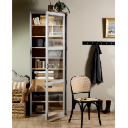 NORDAL VIVA VITRINESKAB M/1 L�GE GR�/NATUR - 210