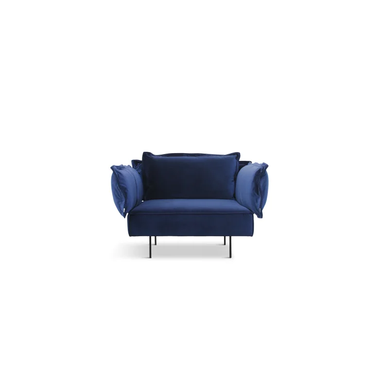 HANDVRK LOVE SEAT VELVET ROYAL BLUE - 100