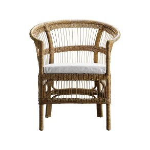 TINE K HOME STOL RATTAN INKL HYNDE HVID - 82