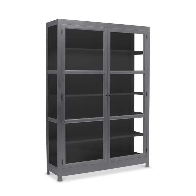 LIVINGOODIES VITRINSKAB CARLINGTON EDGE BL�GR�/GR� - 145