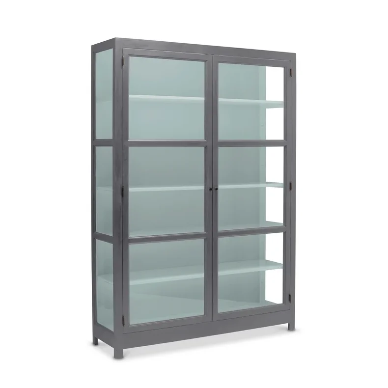 LIVINGOODIES VITRINSKAB CARLINGTON EDGE BL�GR�/GR�N - 145