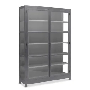 LIVINGOODIES VITRINSKAB CARLINGTON EDGE BL�GR�/M�RKEGR� - 145