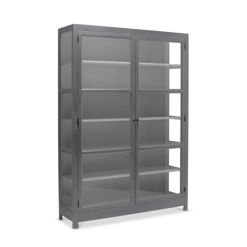 LIVINGOODIES VITRINSKAB CARLINGTON EDGE BL�GR�/M�RKEGR� - 145