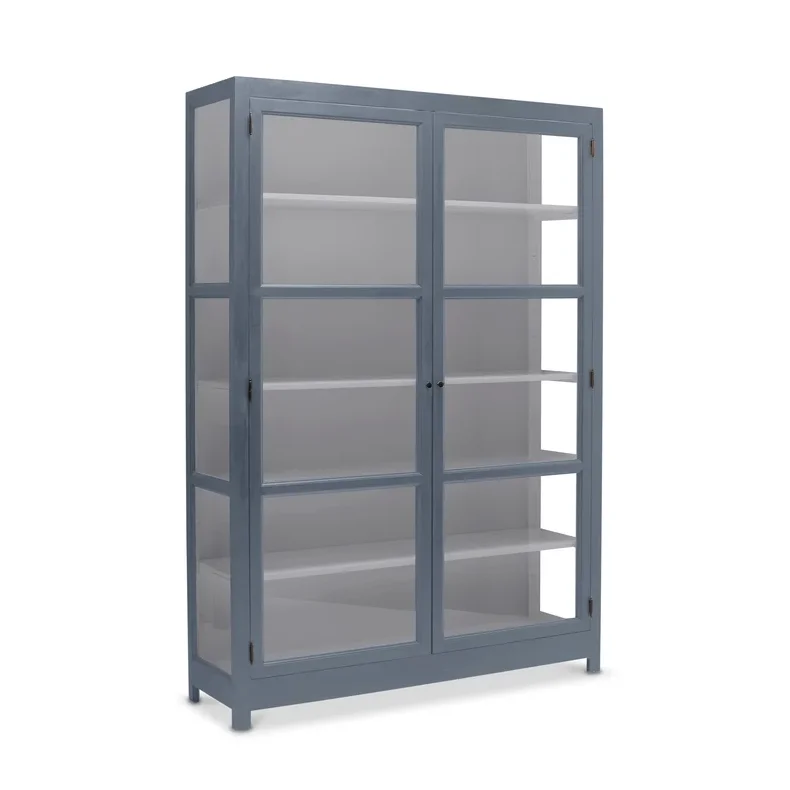 LIVINGOODIES VITRINSKAB CARLINGTON EDGE BL�/BL�GR� - 145
