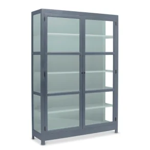 LIVINGOODIES VITRINSKAB CARLINGTON EDGE BL�/GR�N - 145