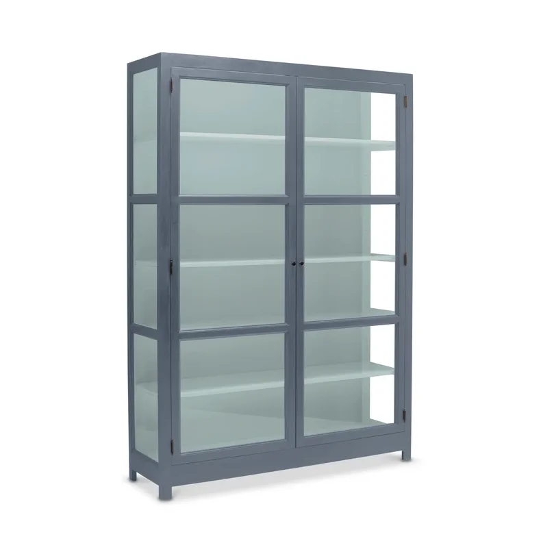 LIVINGOODIES VITRINSKAB CARLINGTON EDGE BL�/GR�N - 145