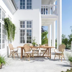 SIKA DESIGN ROSSINI EXTERIOR STOL M/ARMLN NATUR - 93