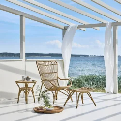 SIKA DESIGN TONY EXTERIOR SIDEBORD M/GLAS/ALU/NATUR - 50