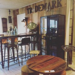 TRADEMARK LIVING SPENCER KABINET JERN/GLAS - 176