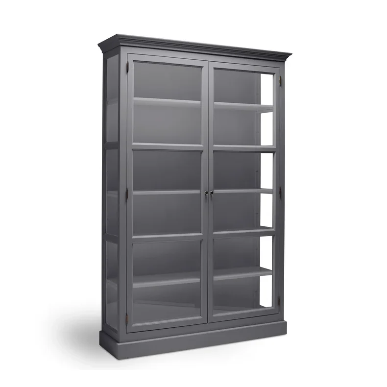 LIVINGOODIES H�J VITRINSKAB CARLINGTON MEDIUM BL�GR�/BL�GR� 120